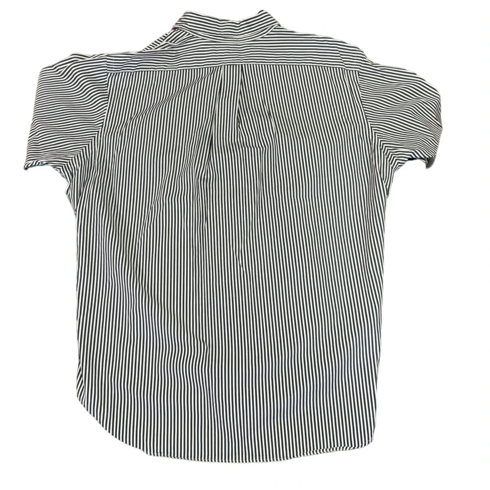 Ralph Lauren Polo Classic Button Up Shirt White Stripe classic fit size …